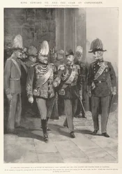 King Edward VII and the Czar at Copenhagen